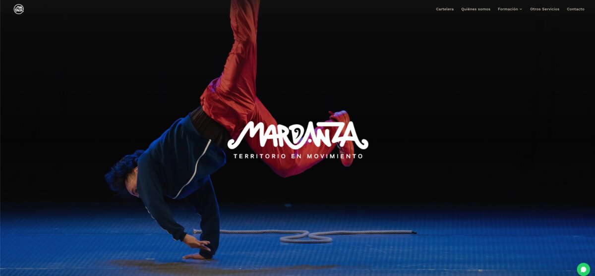 Vista del sitio del Centro Cultural Mardanza